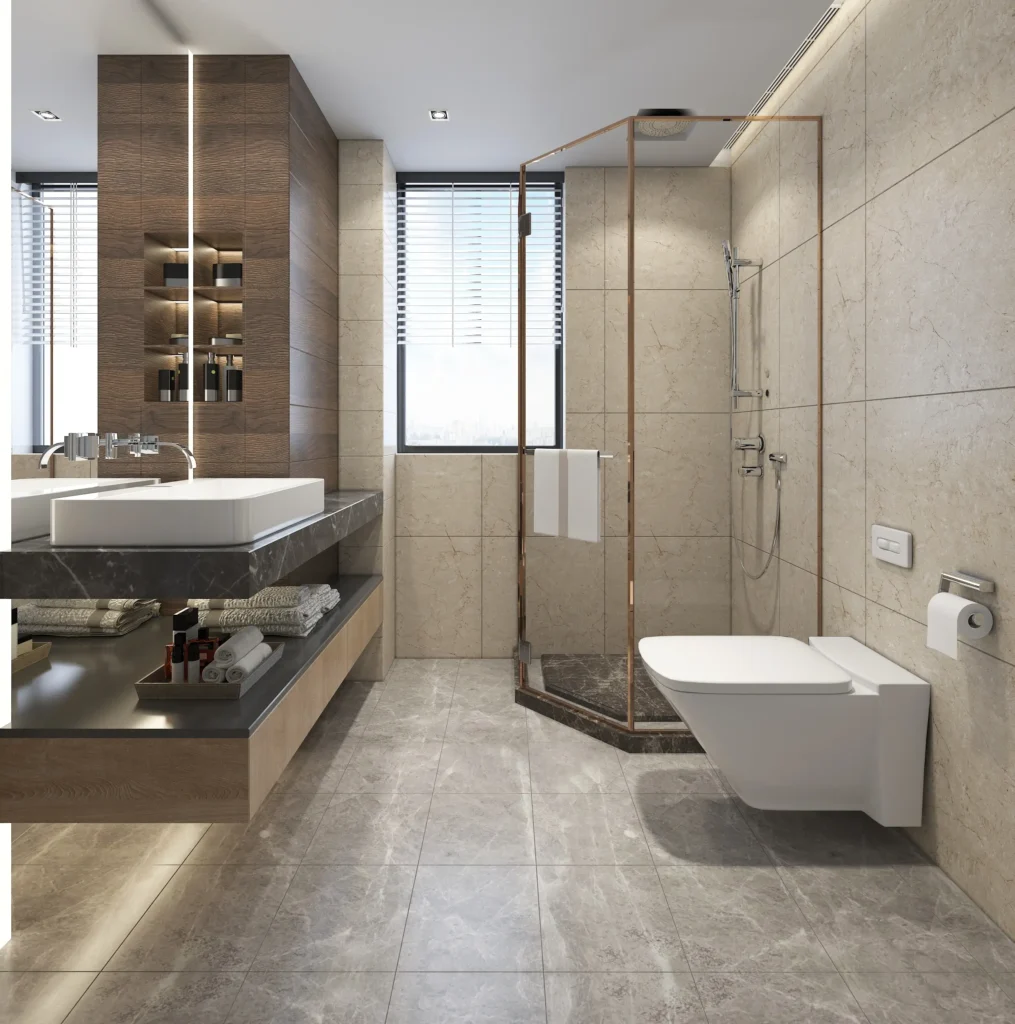 Contemporary Bathrooms design styled for North Shore’s modern coastal homes by Bathroom Renovations North Shore.