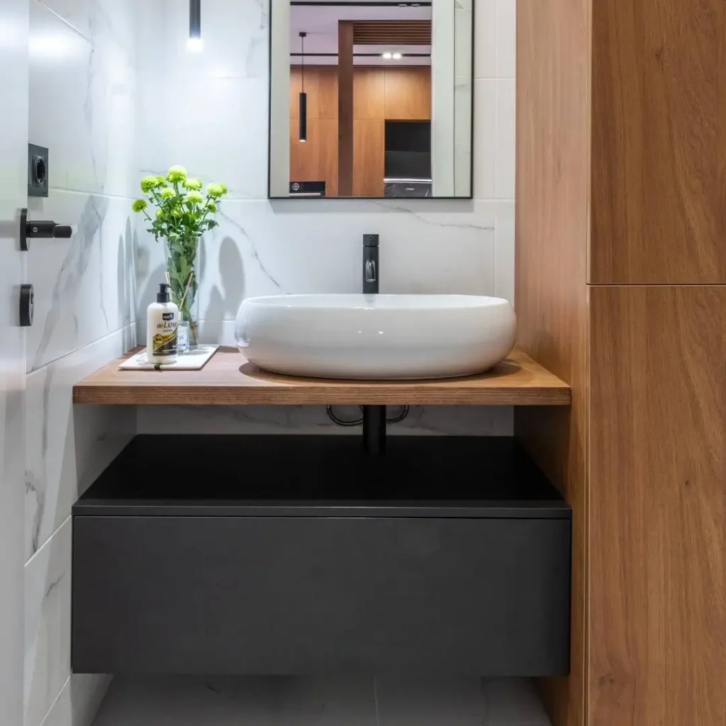 Efficient renovation team delivering fast, high-quality Contemporary Bathrooms results at Bathroom Renovations North Shore.