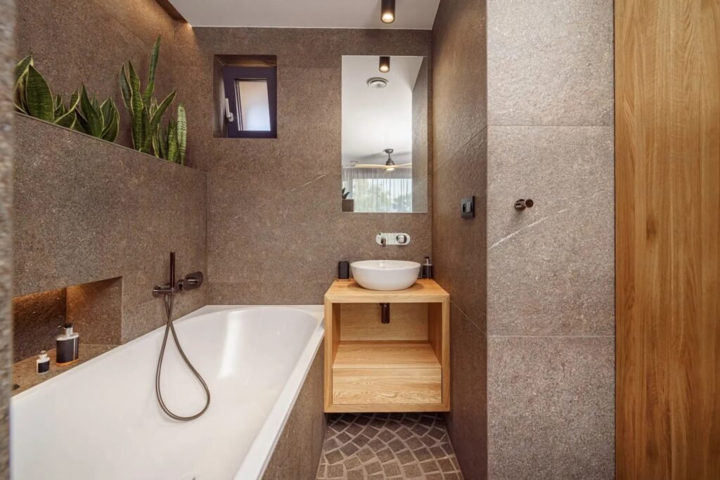 Luxurious design in a compact Small Bathroom Renovations by Bathroom Renovations North Shore.