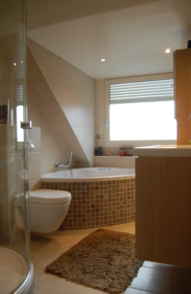 Custom layout design for a compact space in a Small Bathroom Renovation by Bathroom Renovations North Shore.